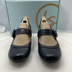 LifeStride Rozz Mary Jane Pump, Navy, Women Size 5M Item#877